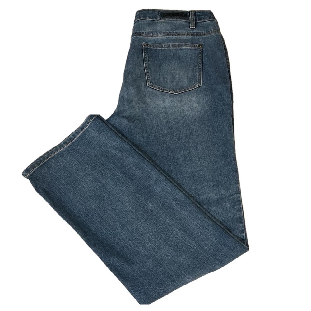 Buffalo Boulevard Mid-rise Straight Leg Stretch Medium Light Wash Size 10
